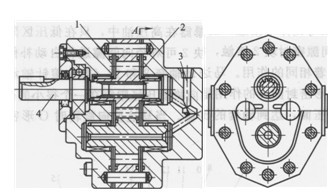 固定間隙的齒輪液壓馬達結(jié)構(gòu)