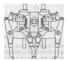 搗固機的搗固裝置結(jié)構(gòu)示意圖