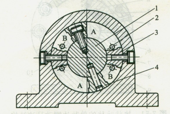 雙葉片型擺動液壓馬達(dá)結(jié)構(gòu)