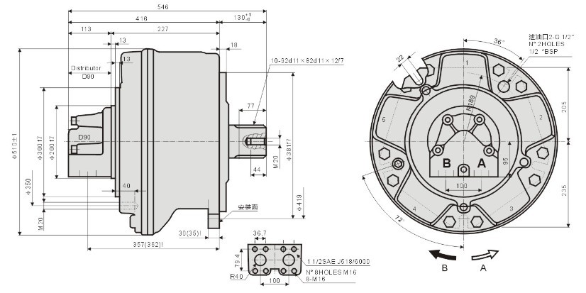 AKS6擺缸液壓馬達