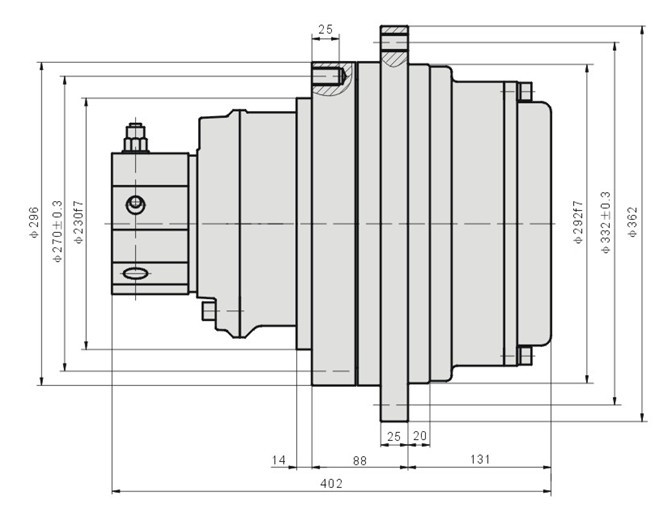 履帶行走減速機(jī)