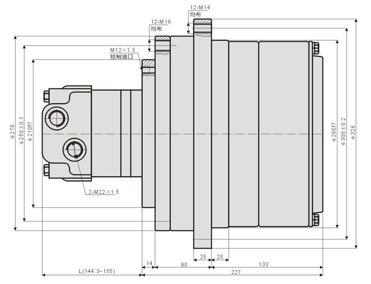 XZC系列履帶行走減速機(jī)