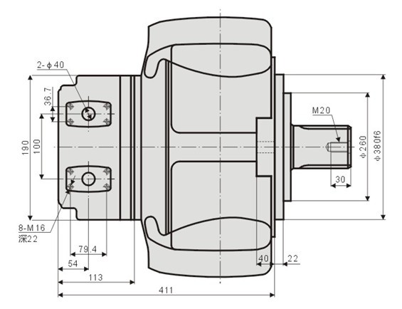 YLM31外五星液壓馬達(dá)