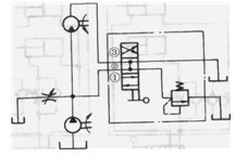 液壓馬達制動回路
