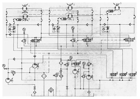 張力機(jī)液壓系統(tǒng)原理圖